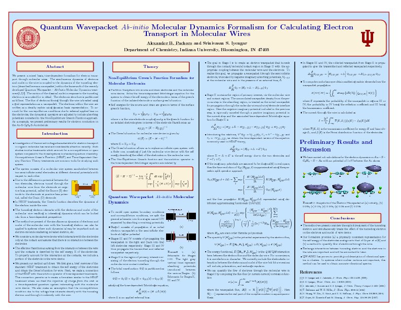 Quantum Dynamics Poster